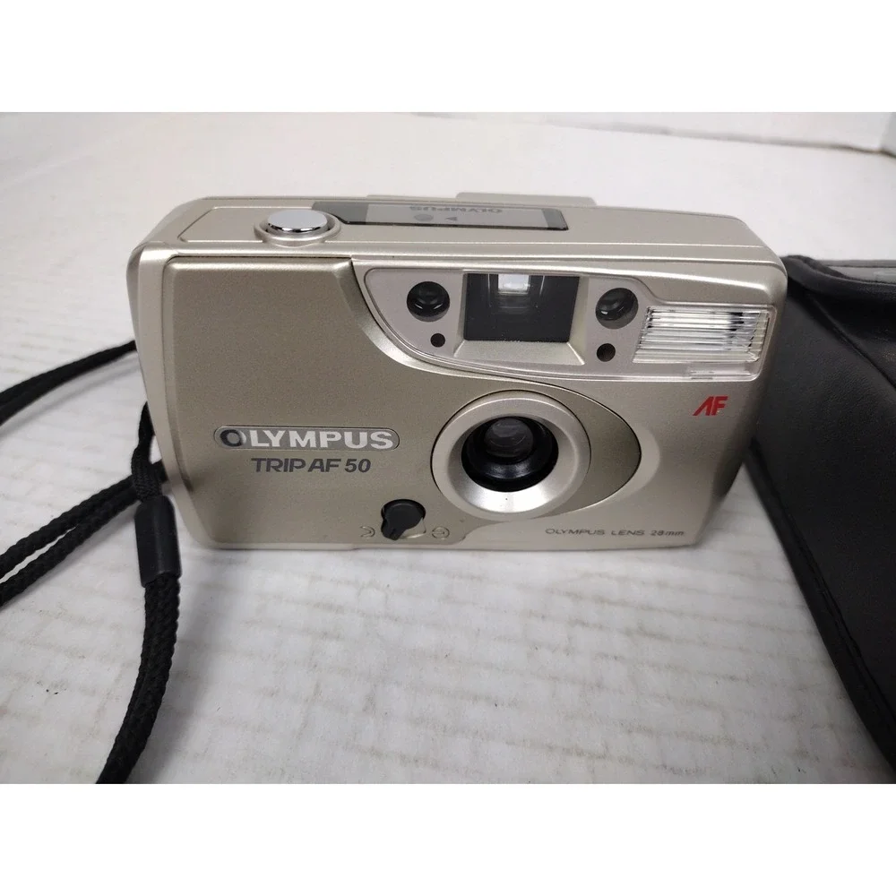 Olympus Trip 50 AF QD 35mm Point & Shoot Film Camera [Untested]